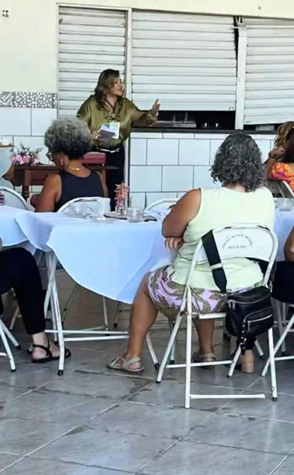 Participantes durante o encontro
